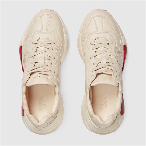 gucci tiger sneakers replica|gucci rhyton leather sneakers.